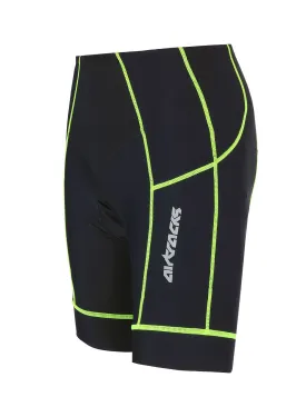 Herren Fahrradhose Kurz Pro Schwarz Neon
