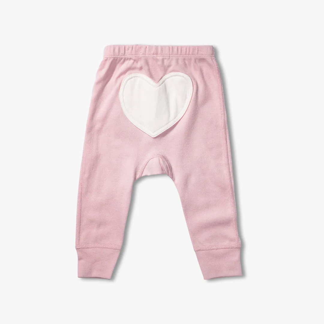 Honeysuckle Pink Heart Pants