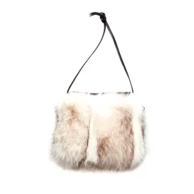 IPHONE POCKET HORIZONTAL WITH UPCYCLED FUR