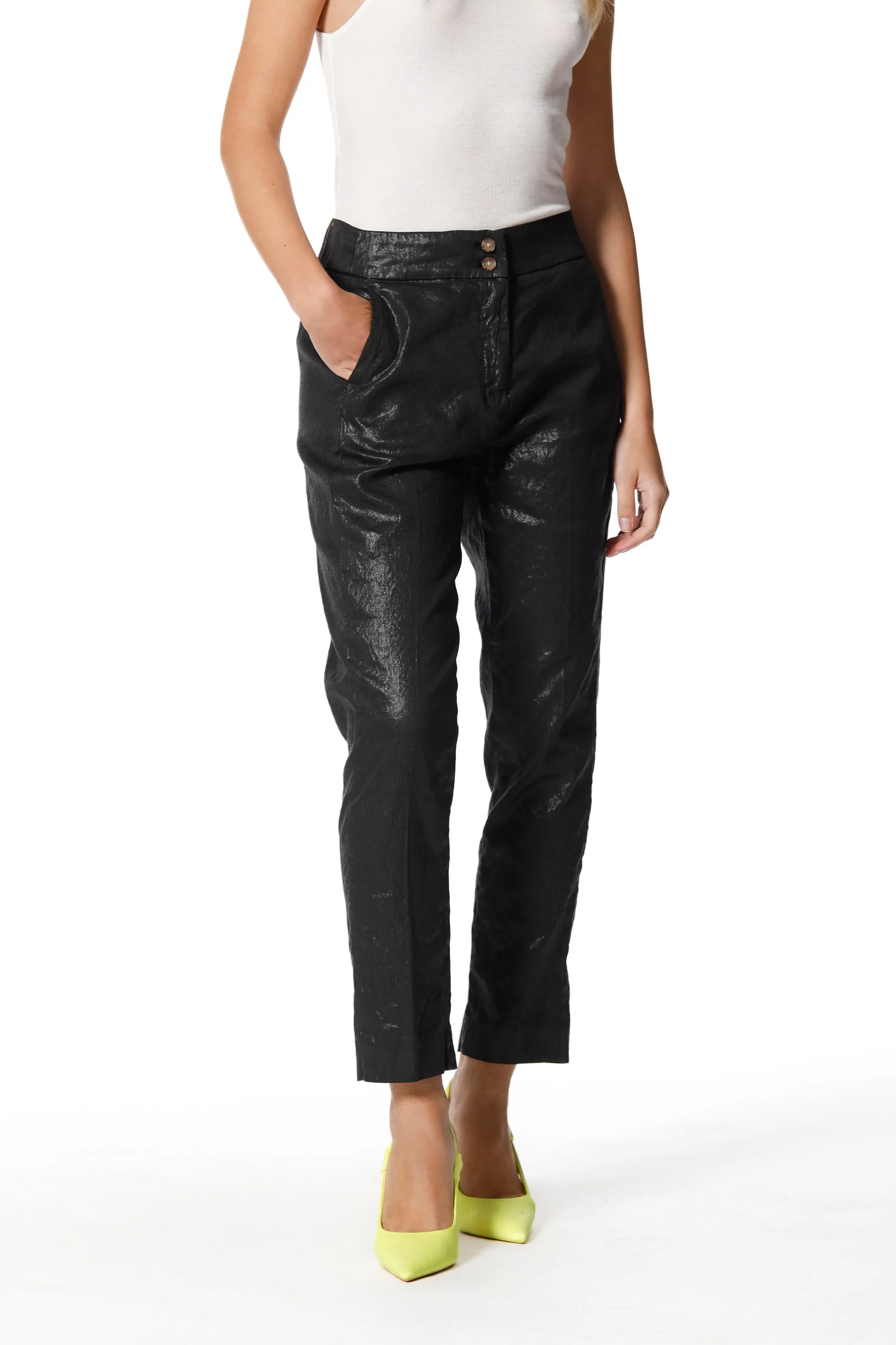Iris Jog pantalone chino donna in resca curvy