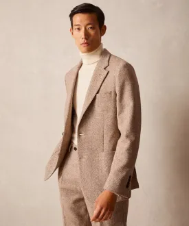 Tan Herringbone Italian Donegal Madison Jacket