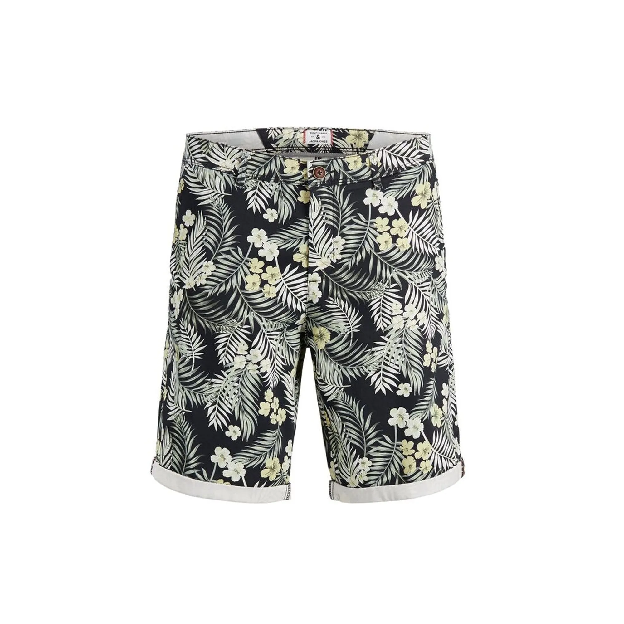 JACK&JONE - Men 'Green' Bowie Print Cotton Short JJ1065