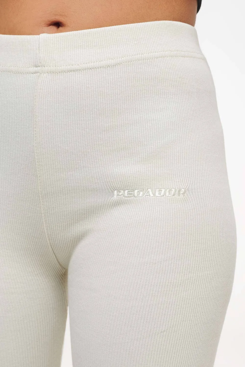 Jill Rib Leggings Vintage Washed Angels Cream