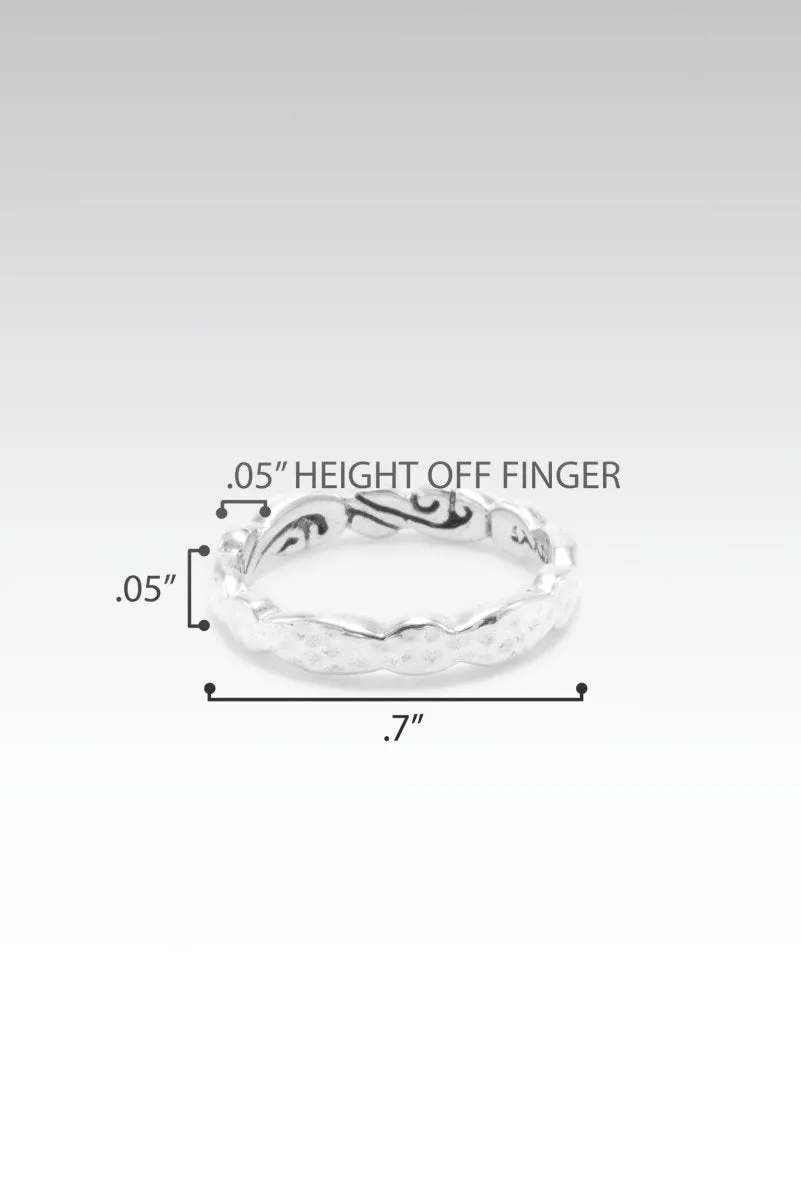 Joy and Peace Midi Ring™ in High Polish
