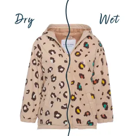 Color-Changing Leopard Print Kids Raincoat with Optimal Size and Quality