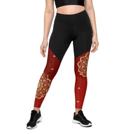 Mandala Compression Leggings