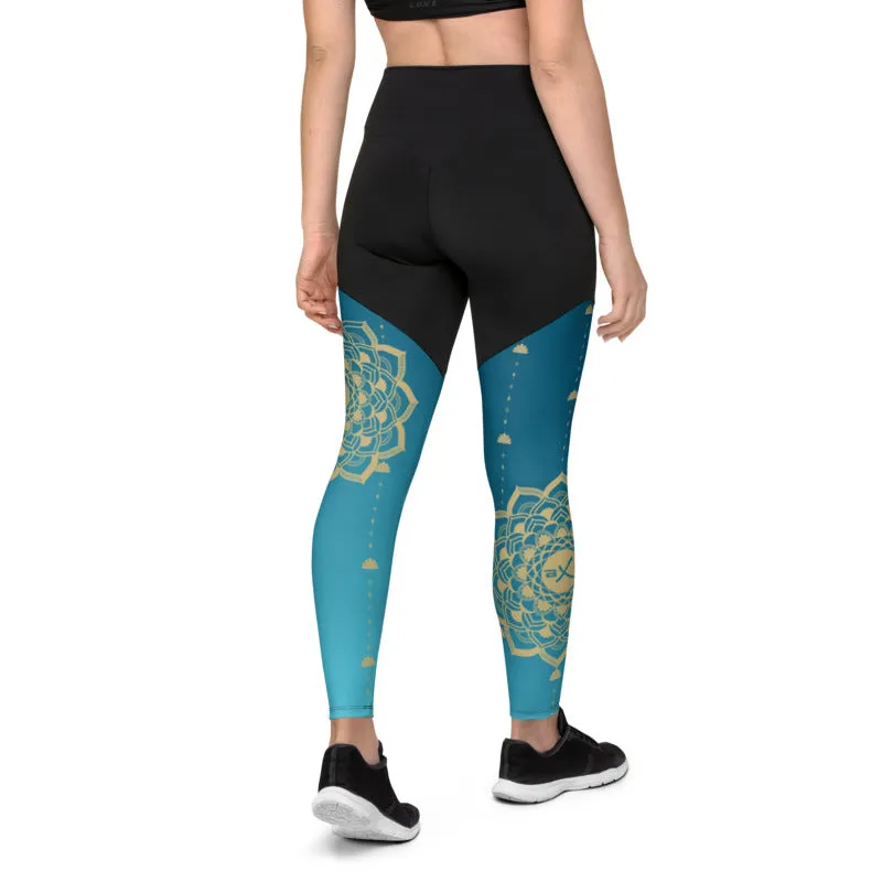 Mandala Compression Leggings