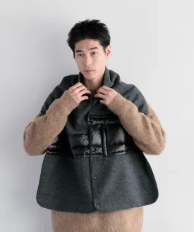 【MEN , WOMEN】THE NORTH FACE PURPLE LABEL Wool Field Reversible Cape