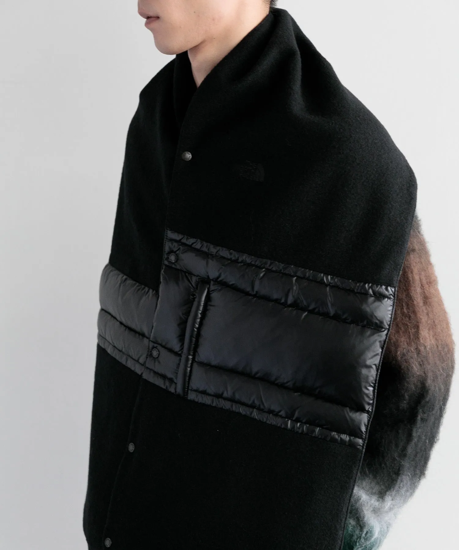 【MEN , WOMEN】THE NORTH FACE PURPLE LABEL Wool Field Reversible Cape