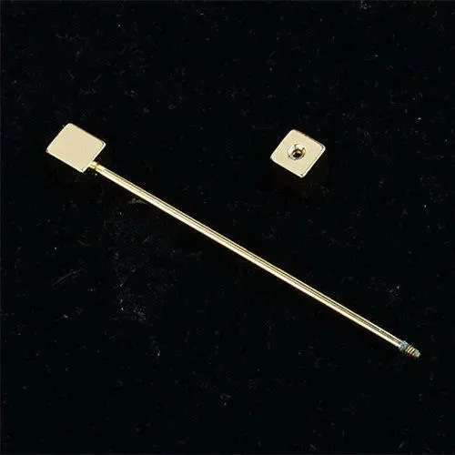mens gold collar pin bar for mens shirt | collar bar