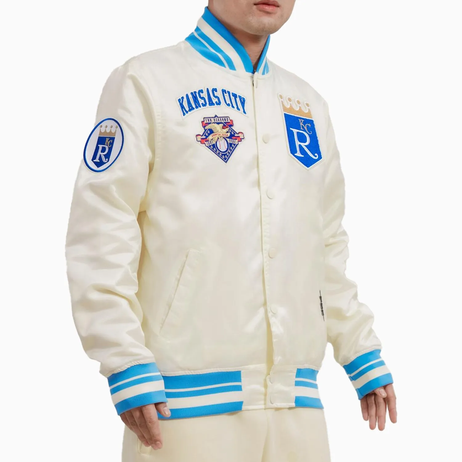 Men's Kansas City Royals MLB Satin Jacket