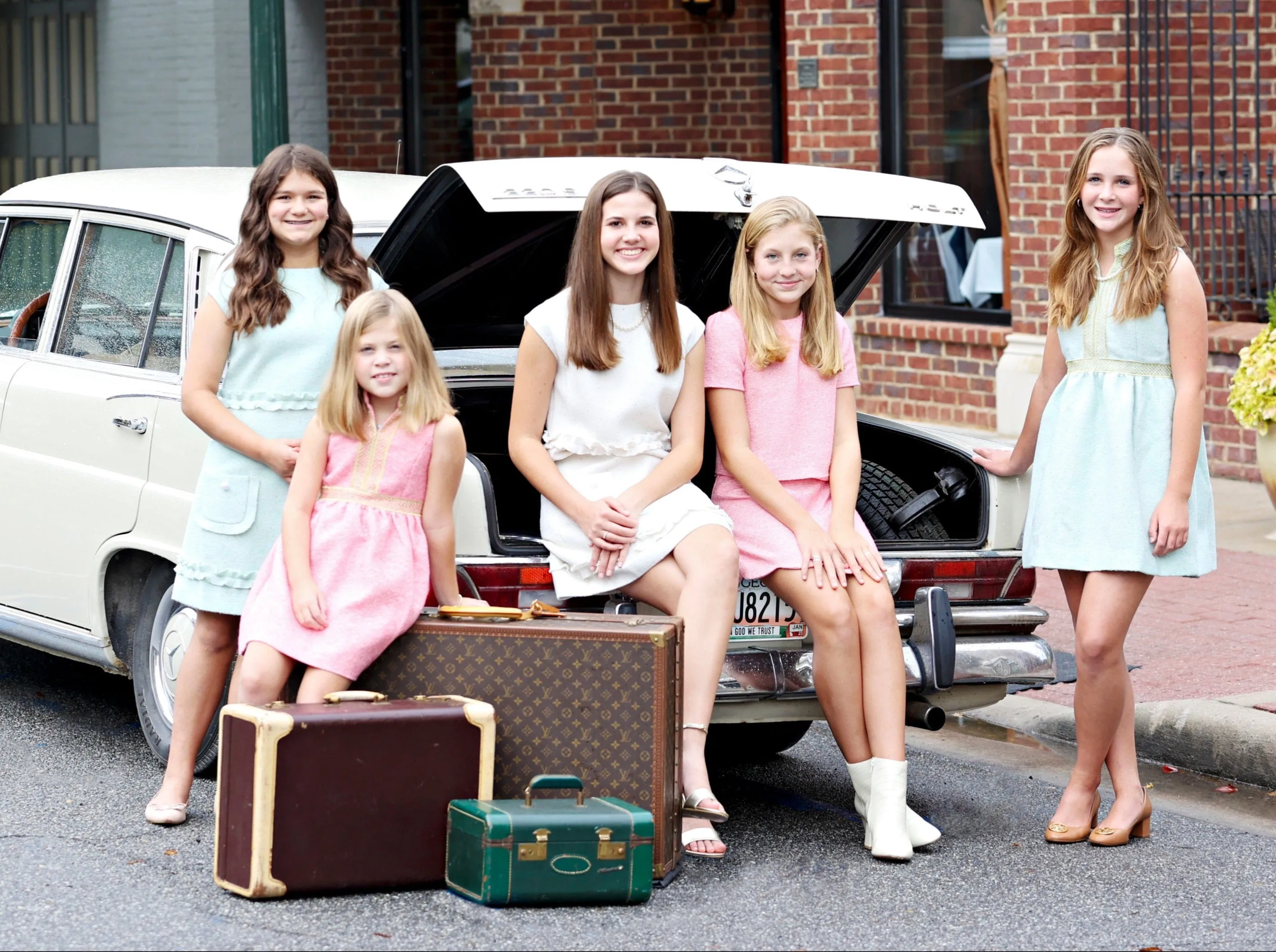 Mimi Ruffle Dress- Shem Creek Shrimp