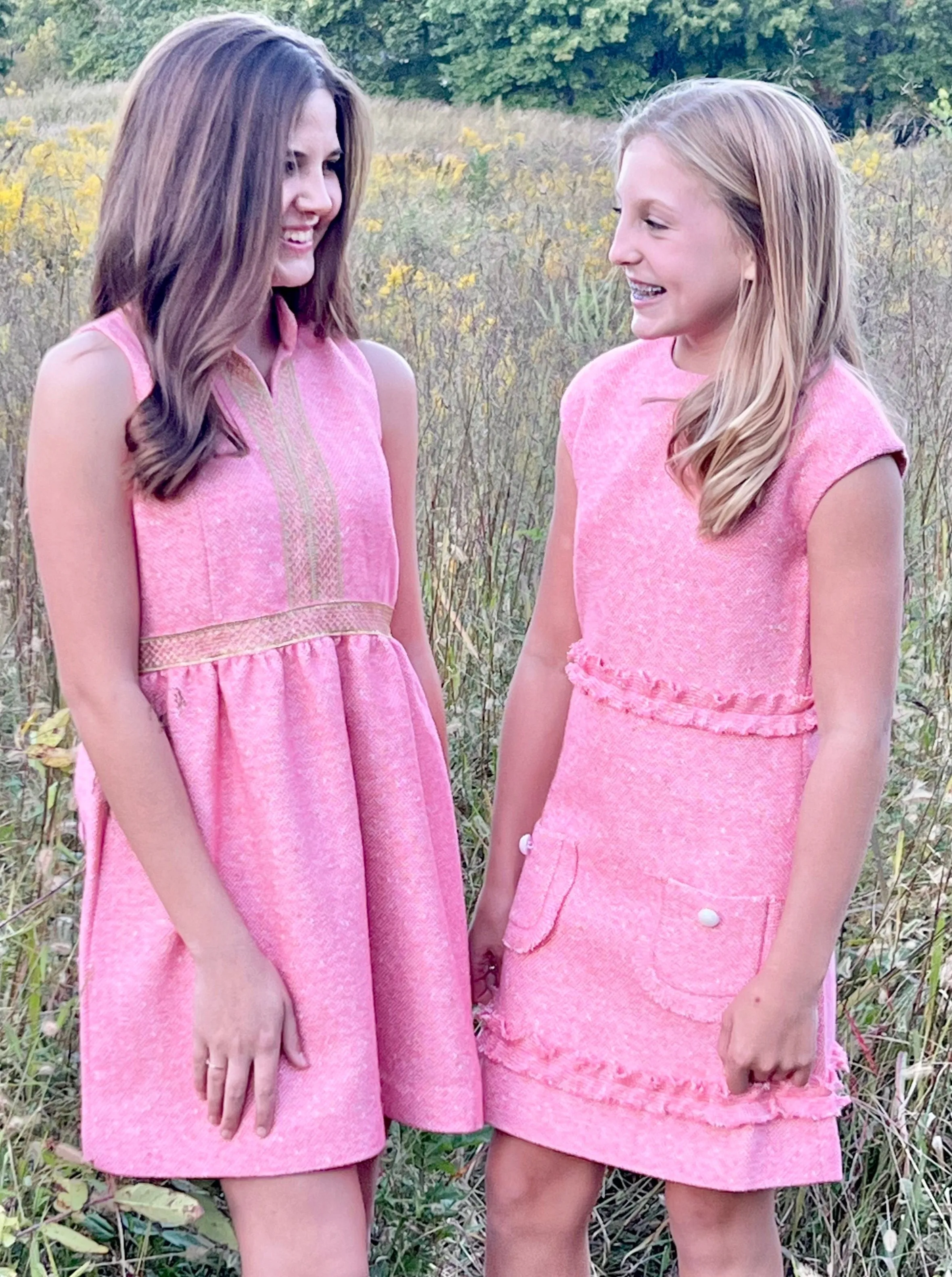Mimi Ruffle Dress- Shem Creek Shrimp