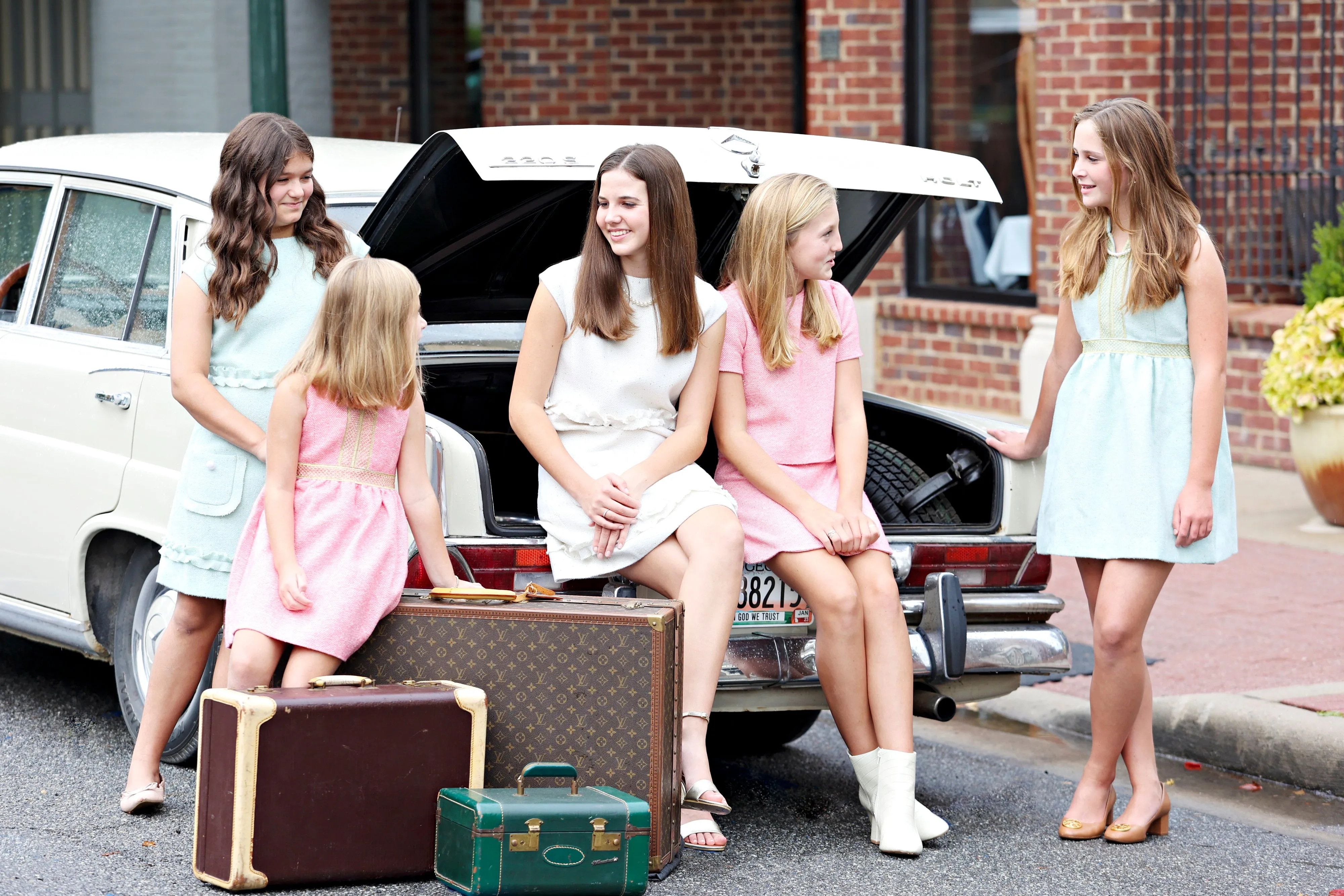 Mimi Ruffle Dress- Shem Creek Shrimp
