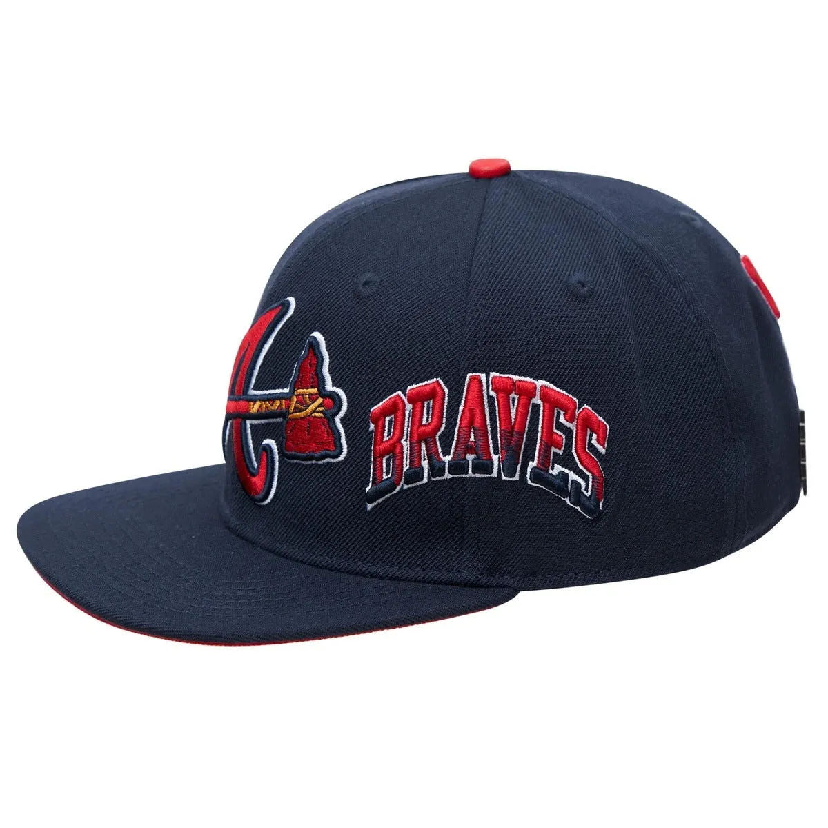 MLB ATLANTA BRAVES HOMETOWN WOOL UNISEX SNAPBACK (MIDNIGHT NAVY)