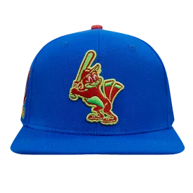 MLB BALTIMORE ORIOLES COOPERSTOWN NEON WOOL UNISEX SNAPBACK HAT (ROYAL BLUE)