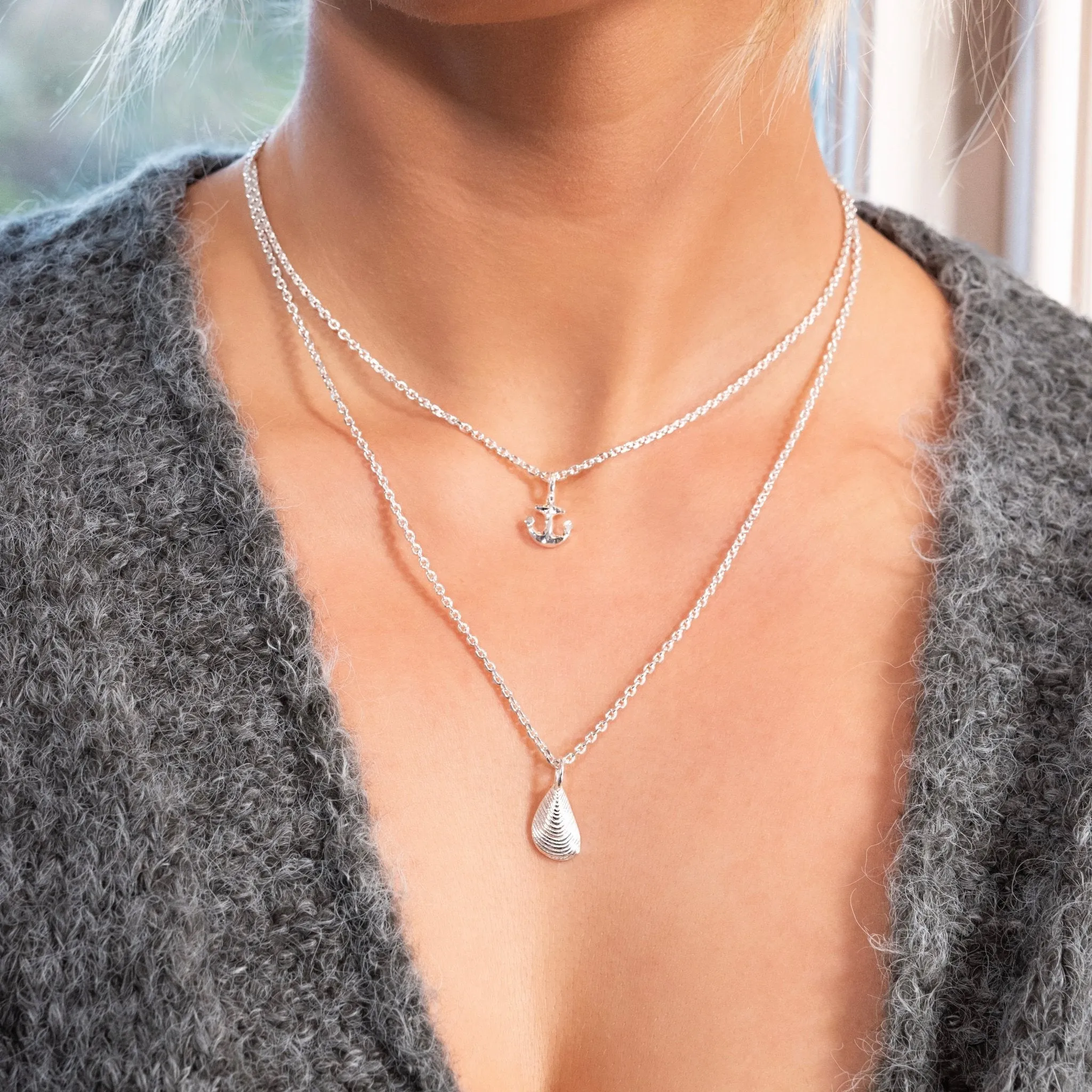 Mussel Shell Pendant