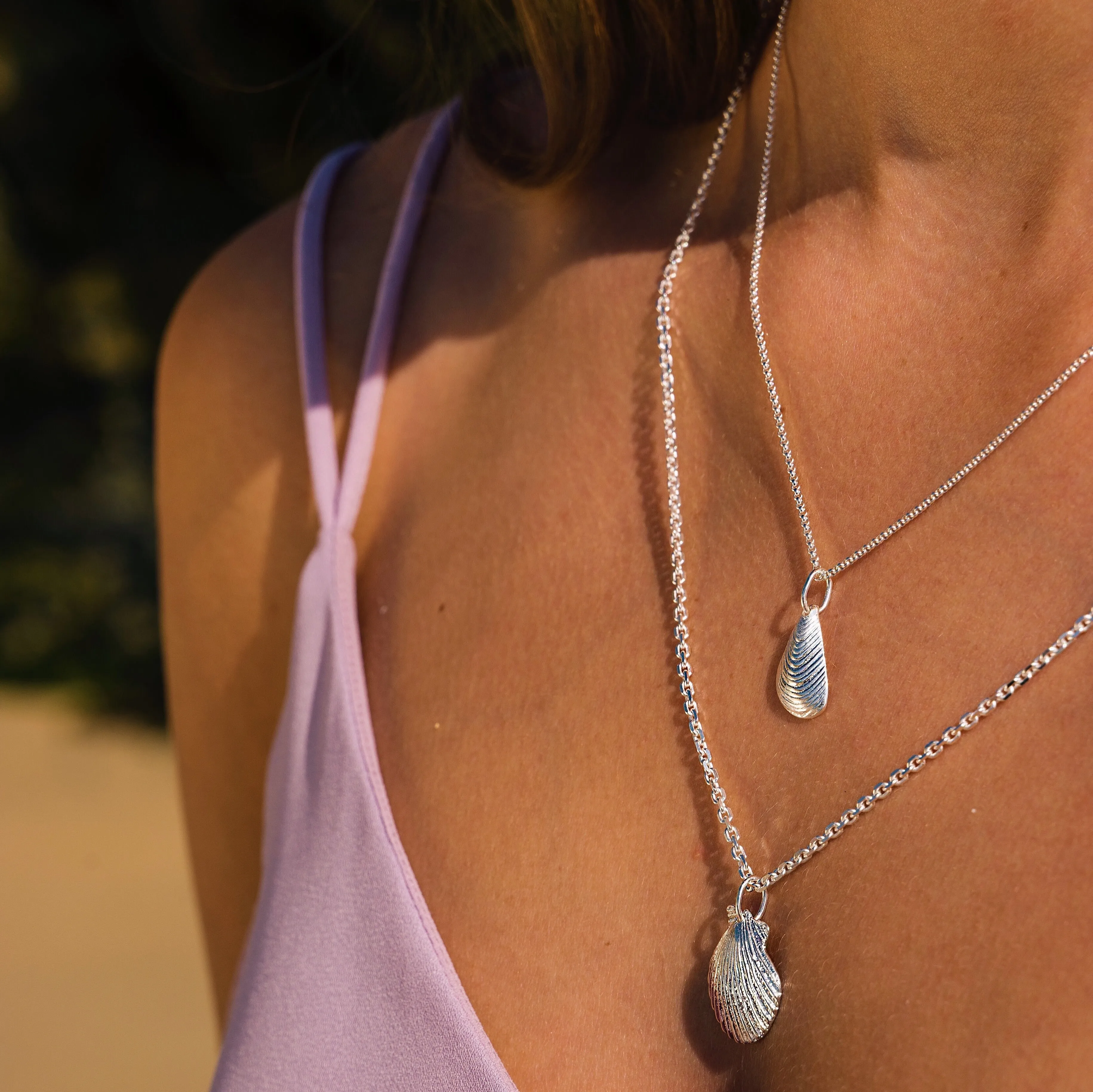 Mussel Shell Pendant