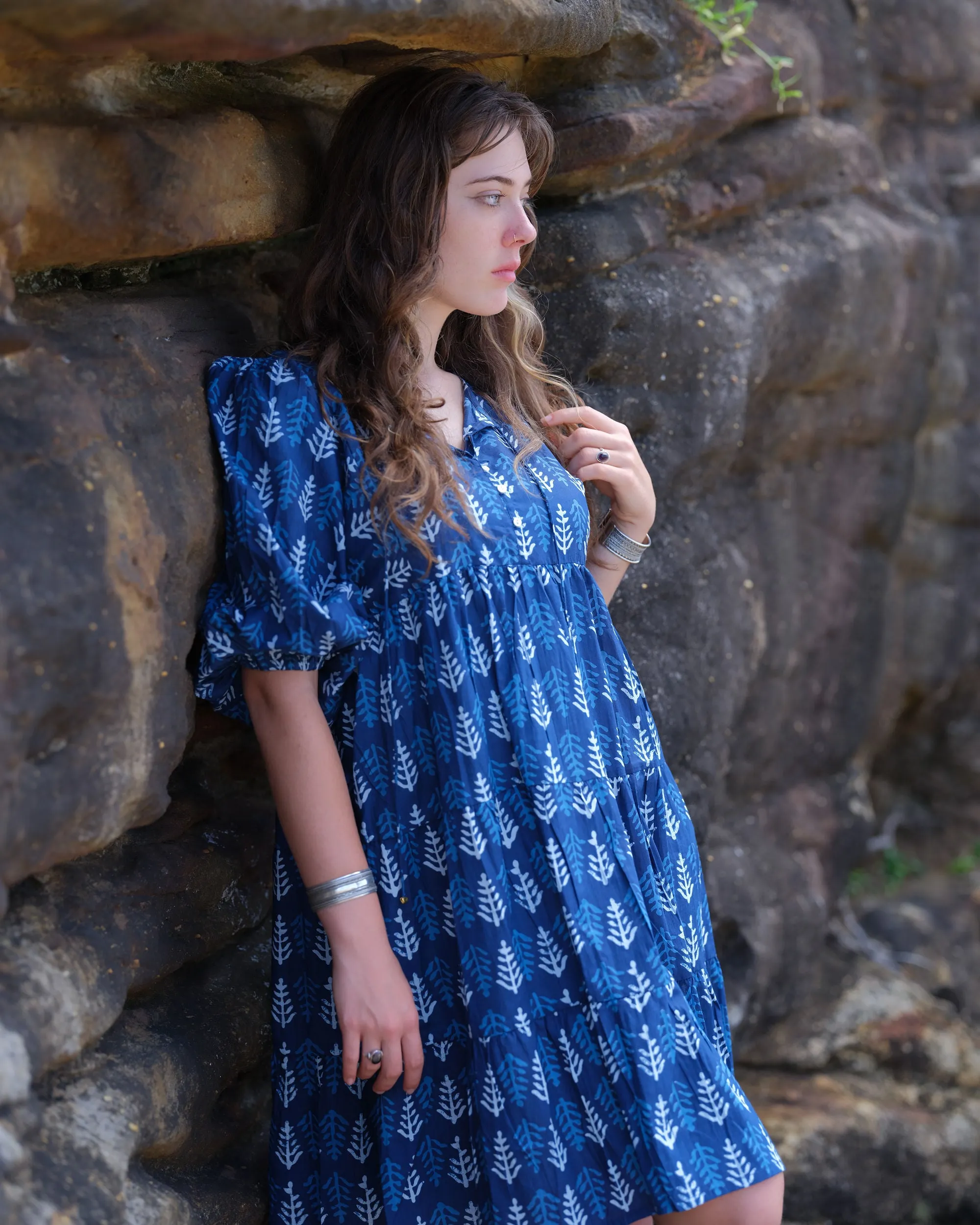 Neera Short Dress in Neela