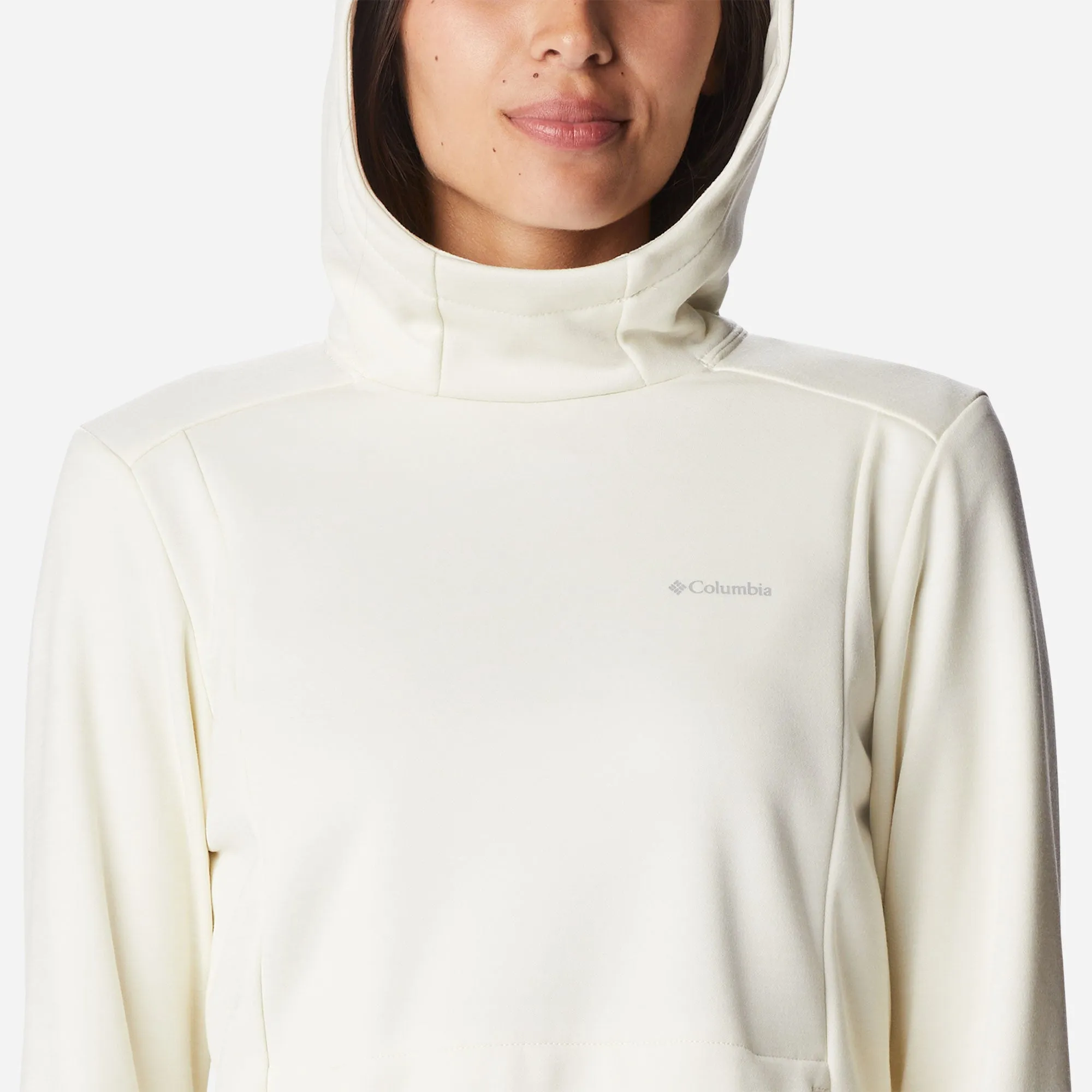 Áo Hoodie Chống Nước Nữ Columbia Claudia Ridge™ Sweat Fleece - Trắng