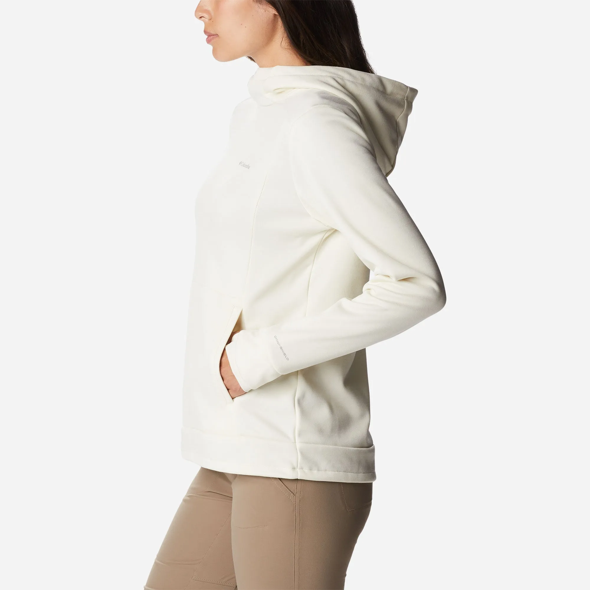 Áo Hoodie Chống Nước Nữ Columbia Claudia Ridge™ Sweat Fleece - Trắng