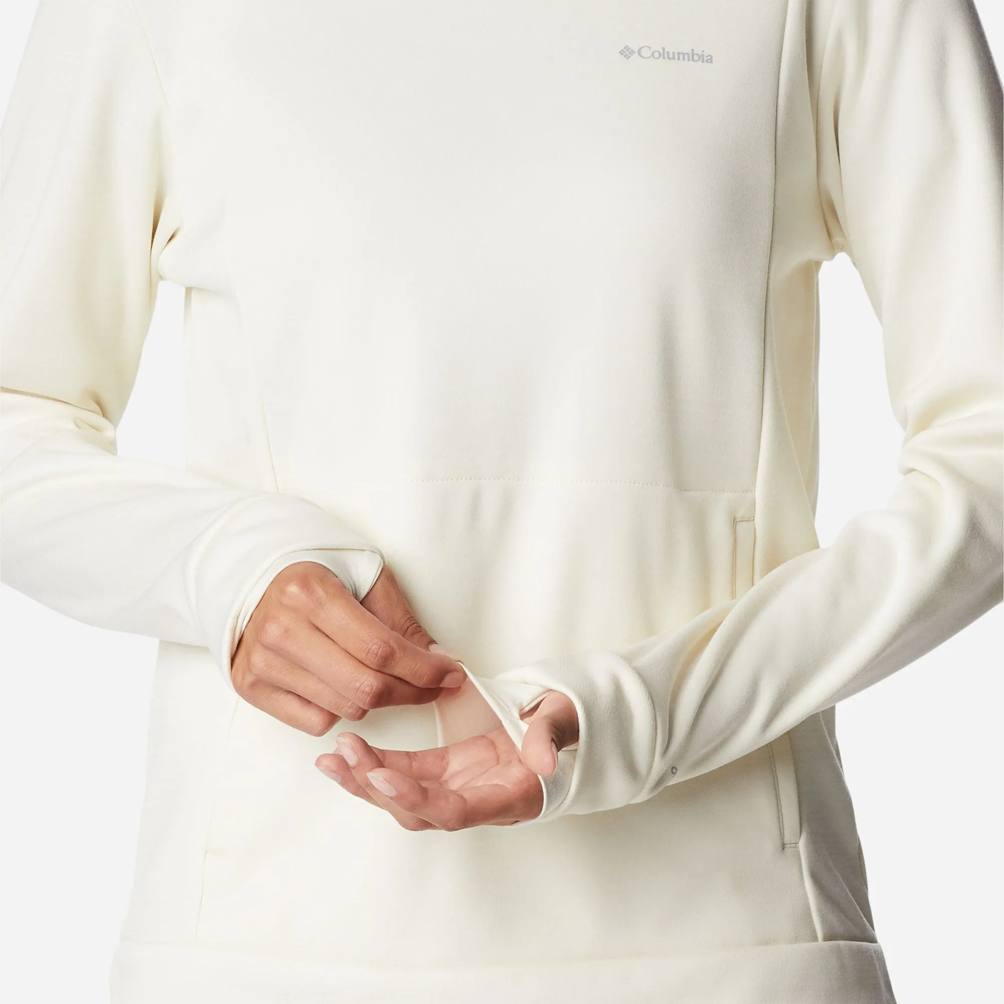 Áo Hoodie Chống Nước Nữ Columbia Claudia Ridge™ Sweat Fleece - Trắng