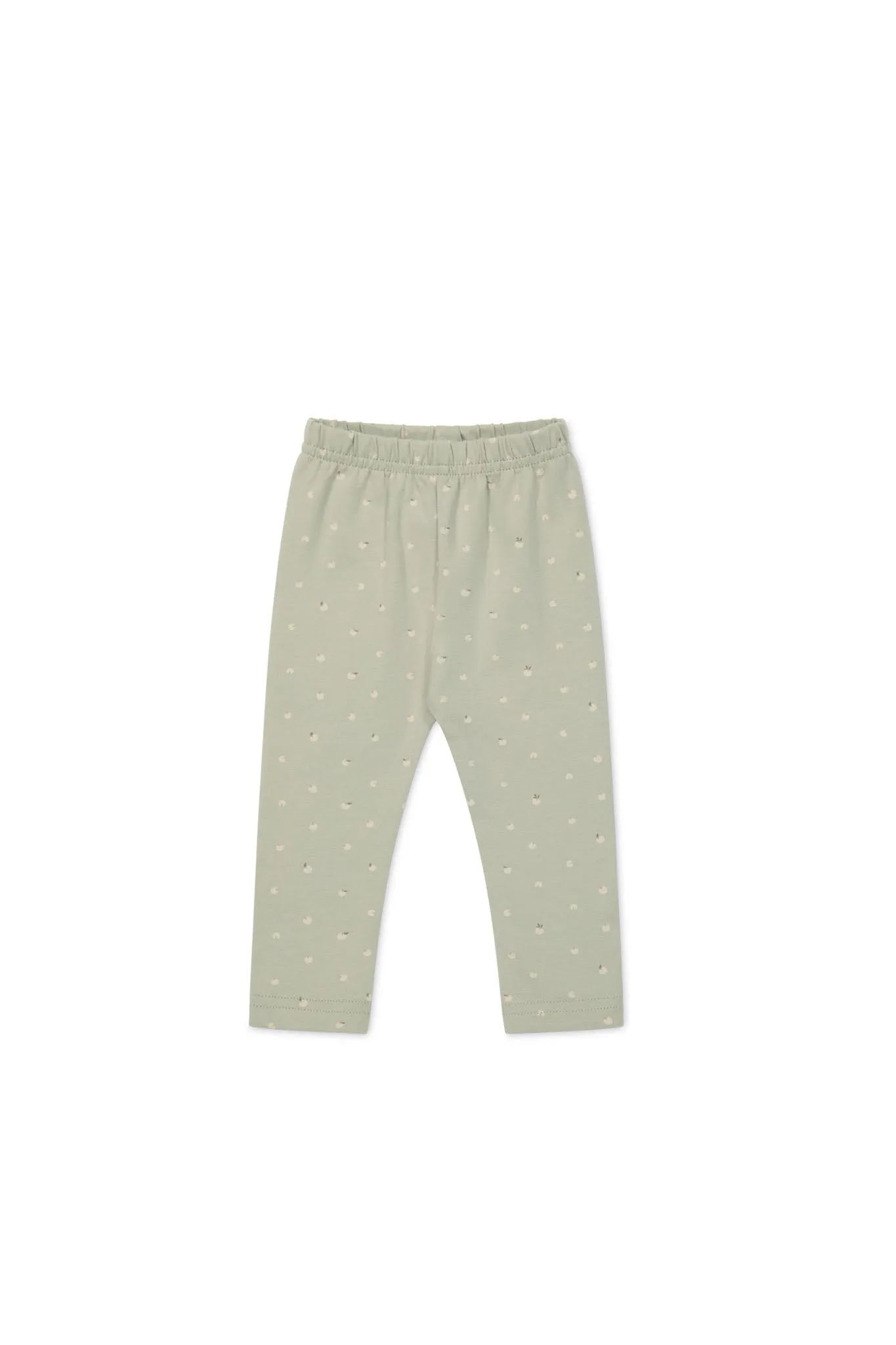 Organic Cotton Everyday Legging - Fresh Apples Abbey Stone