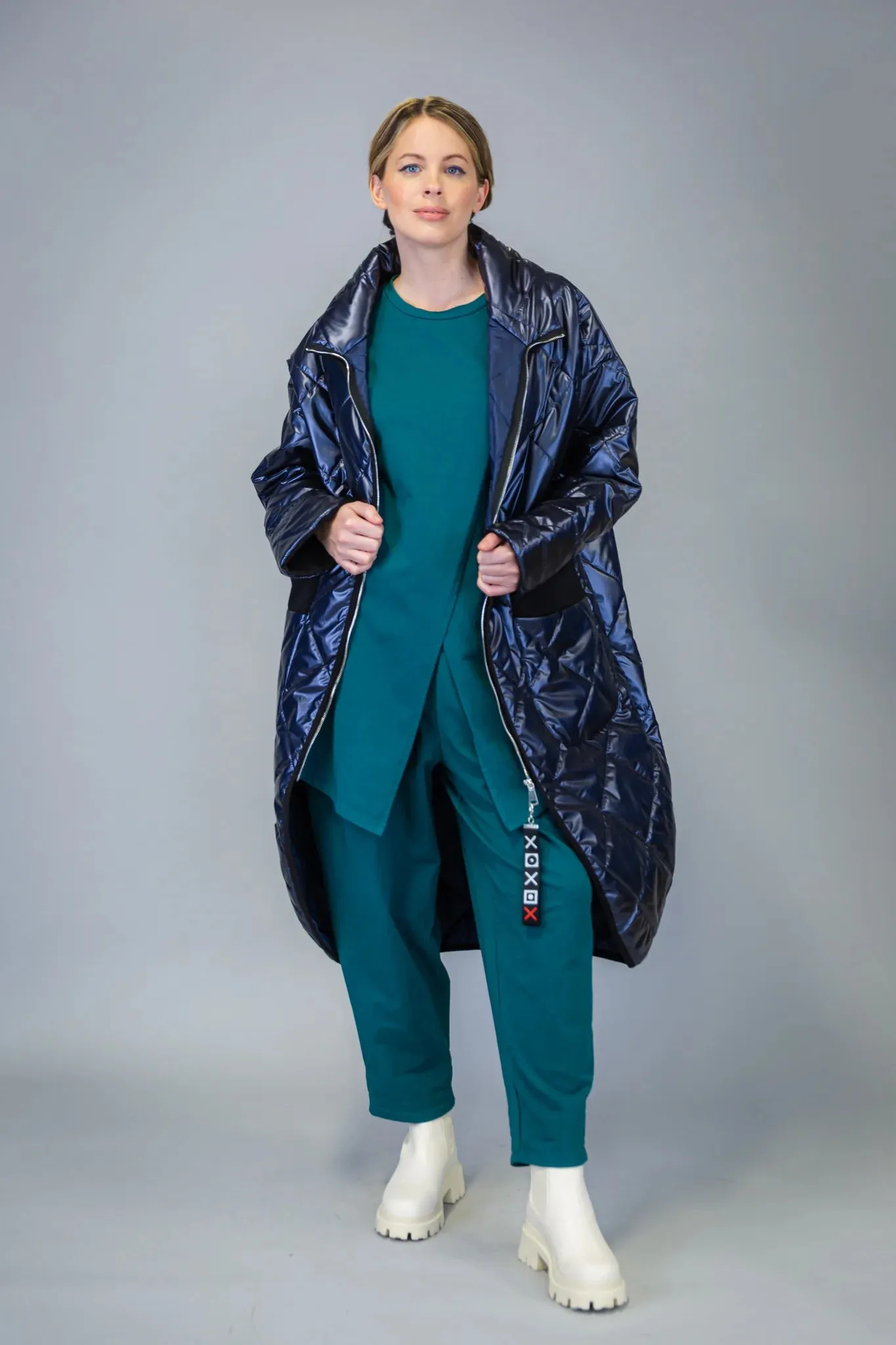 Paolo Tricot Sale, SU8437 Cross Over Tunic 50% Off Regular Price