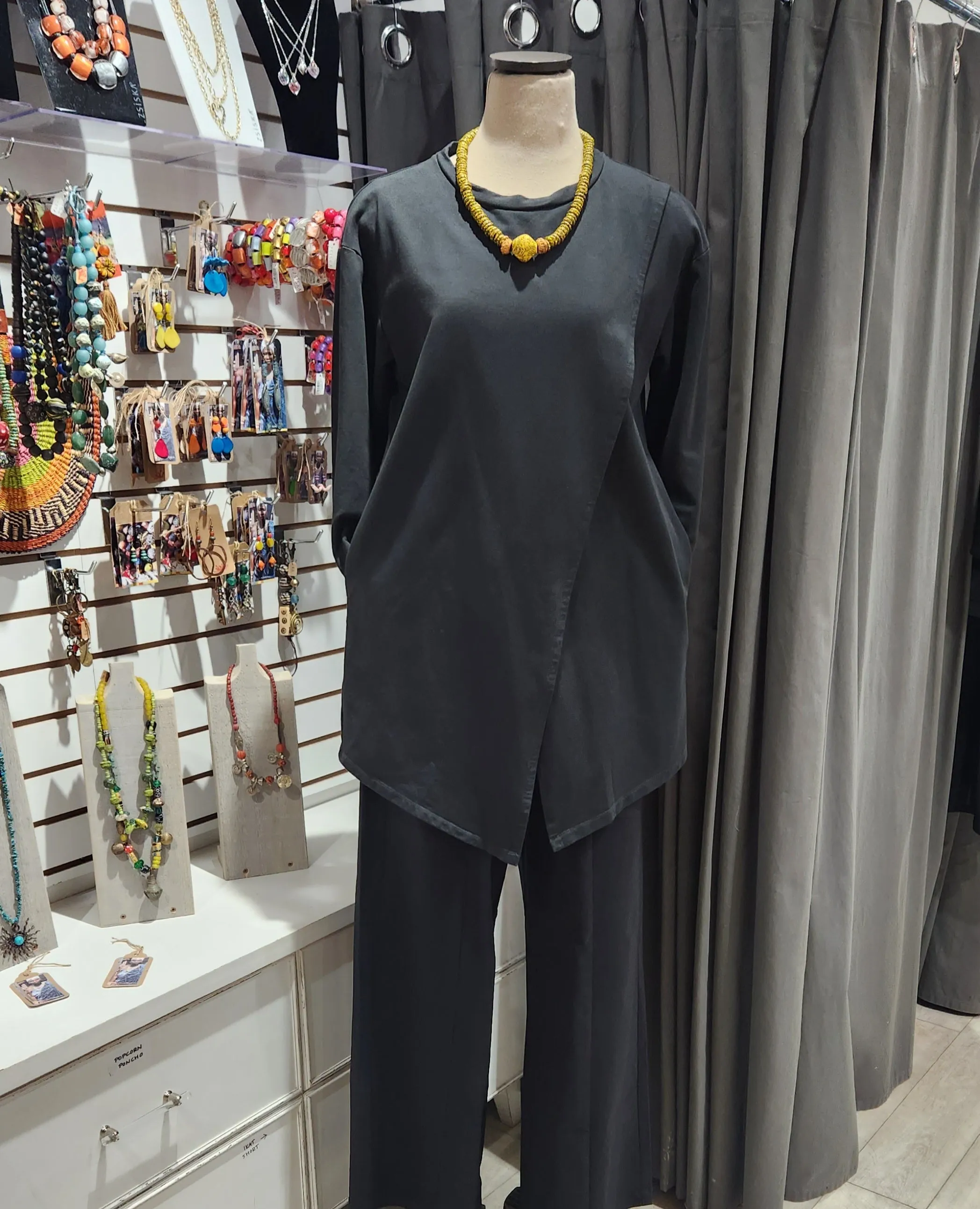 Paolo Tricot Sale, SU8437 Cross Over Tunic 50% Off Regular Price