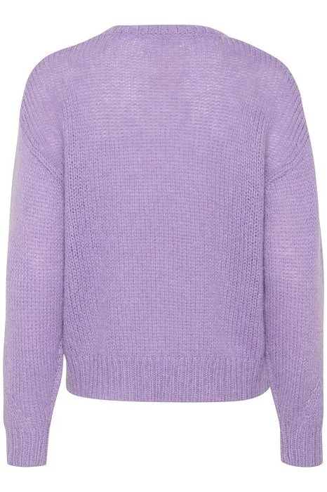 Part two Lindi Knit in Chalk Violet