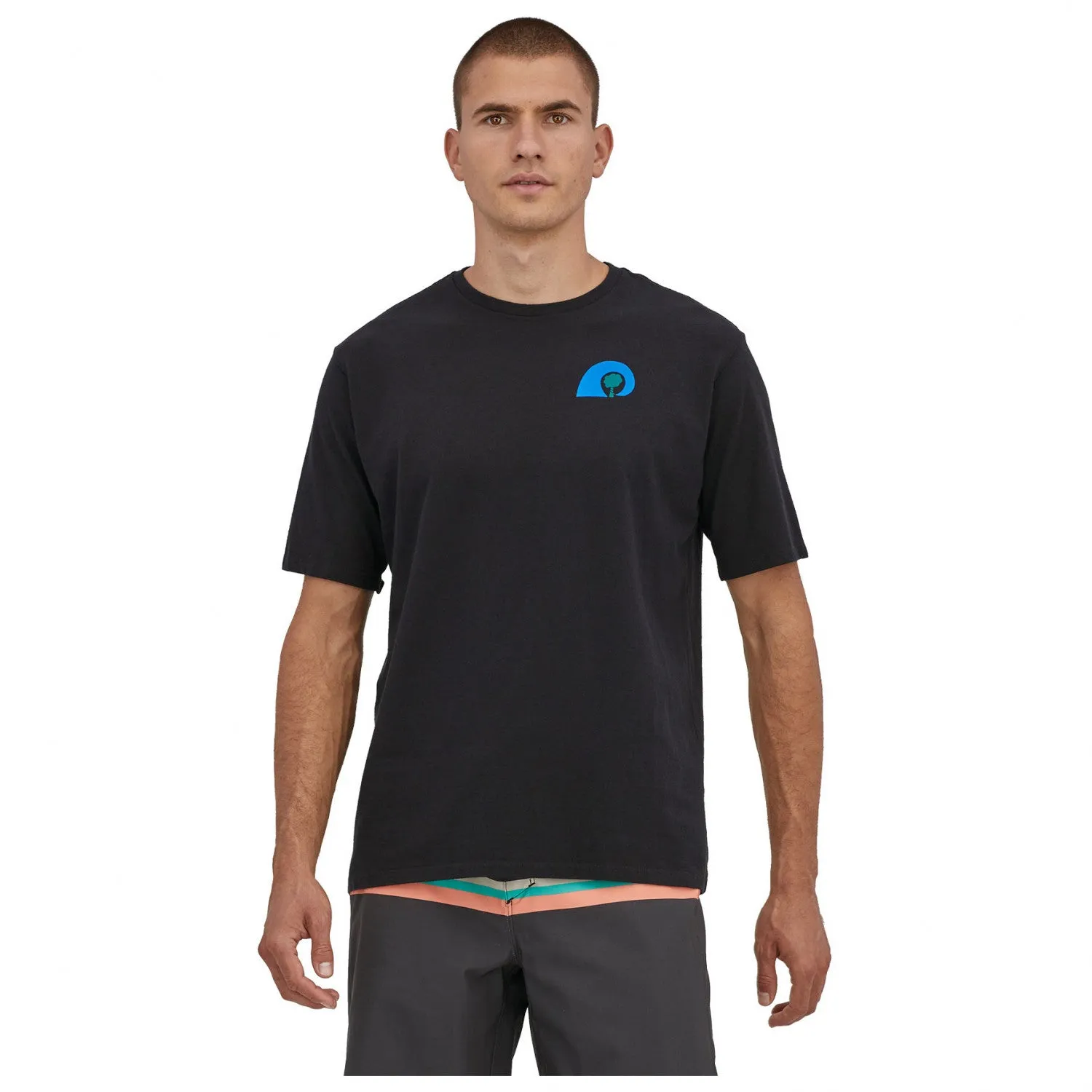 Patagonia Rubber Tree Mark Responsibili Tee Black