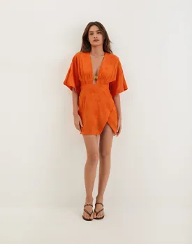 Pietra Short Dress - Marigold