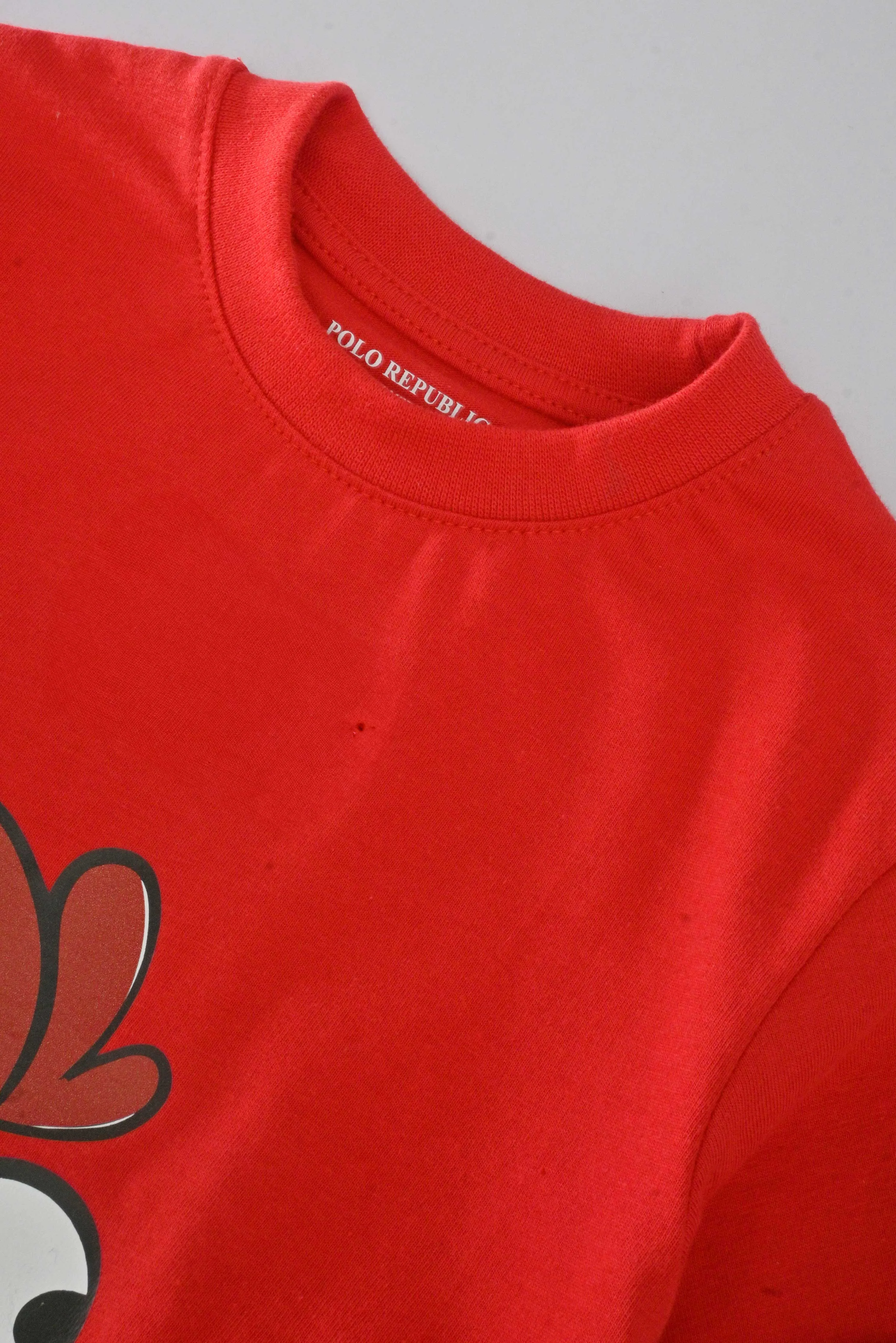 Polo Republica Kid's Rooster Printed Knot Style Tee Shirt