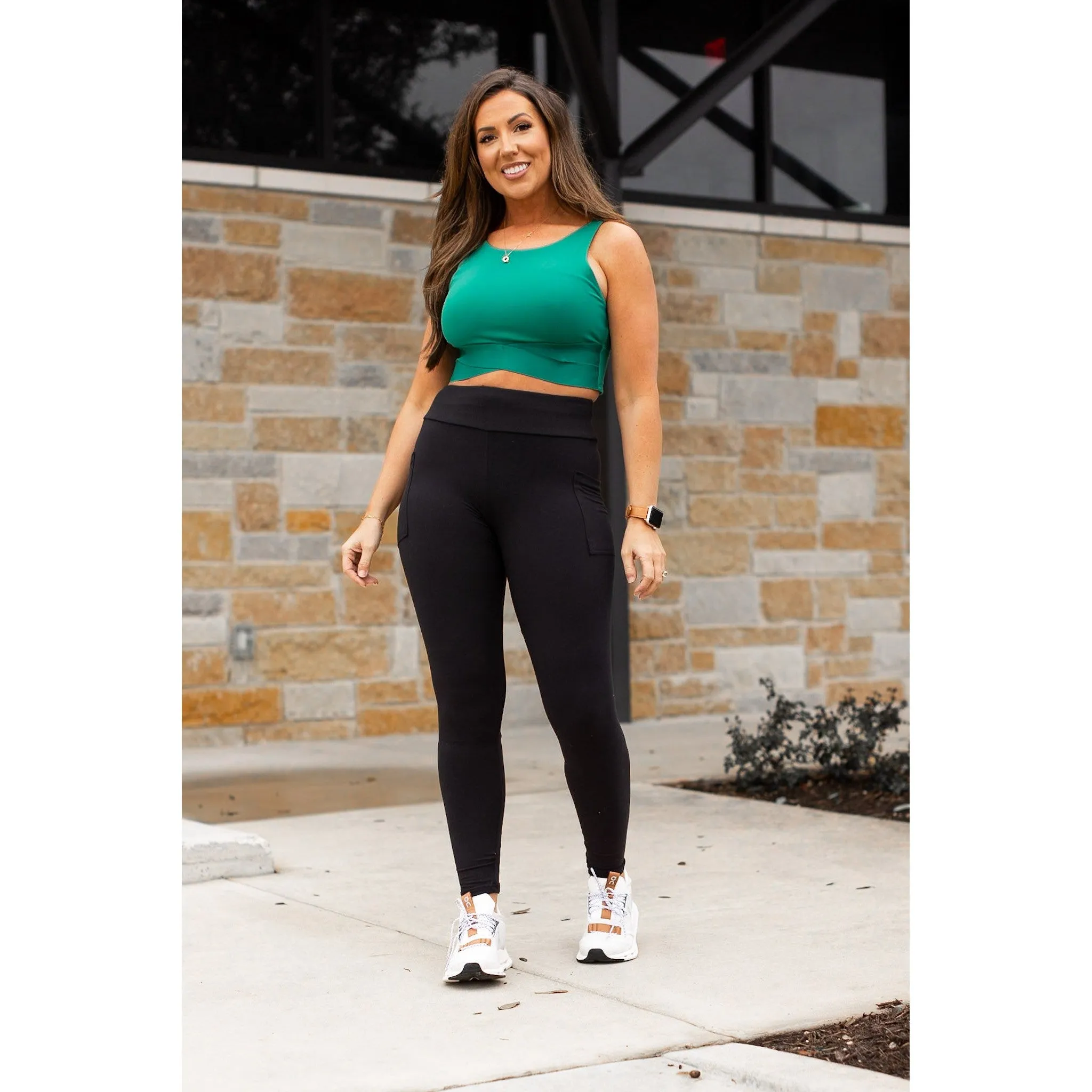 Preorder | BLACK FULL-LENGTH Leggings with POCKET  - Luxe Leggings by Julia Rose®