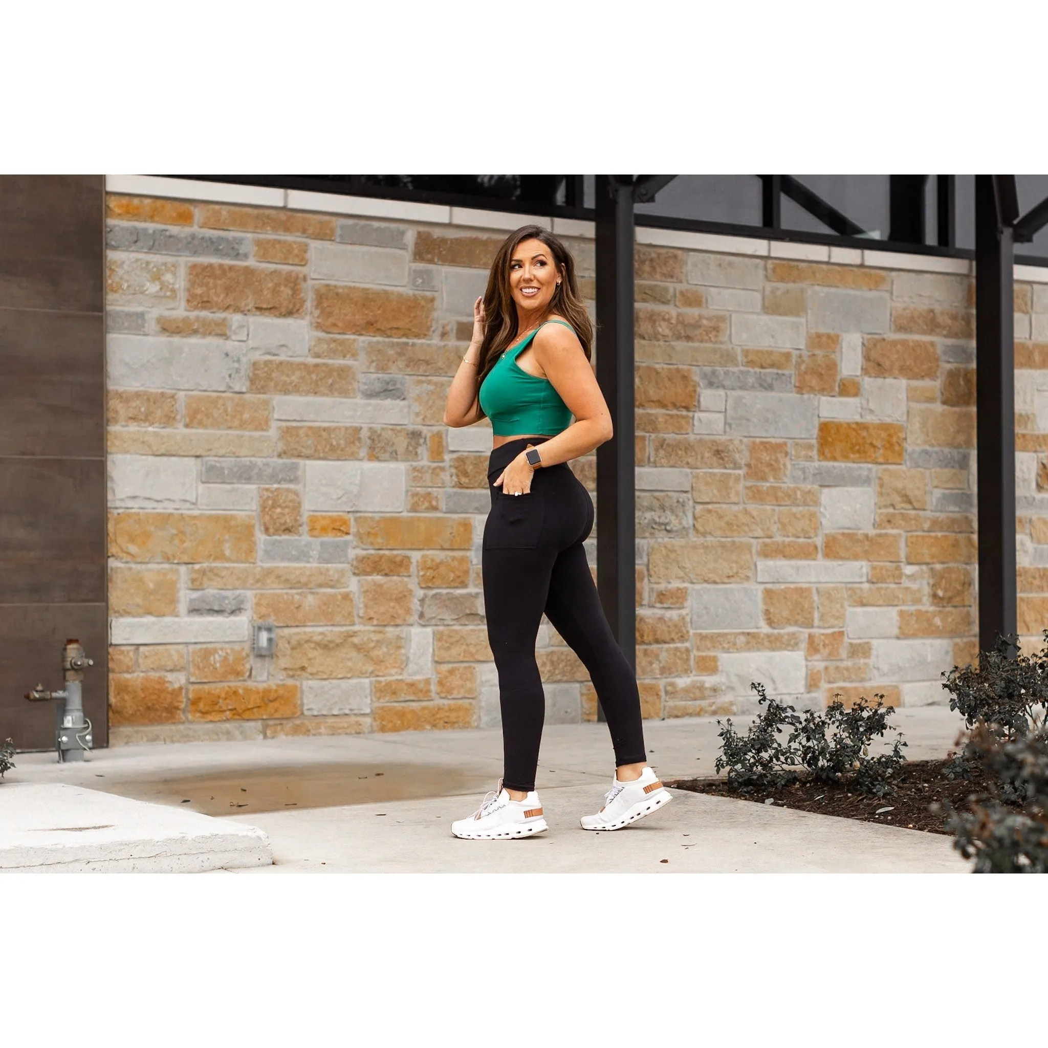 Preorder | BLACK FULL-LENGTH Leggings with POCKET  - Luxe Leggings by Julia Rose®