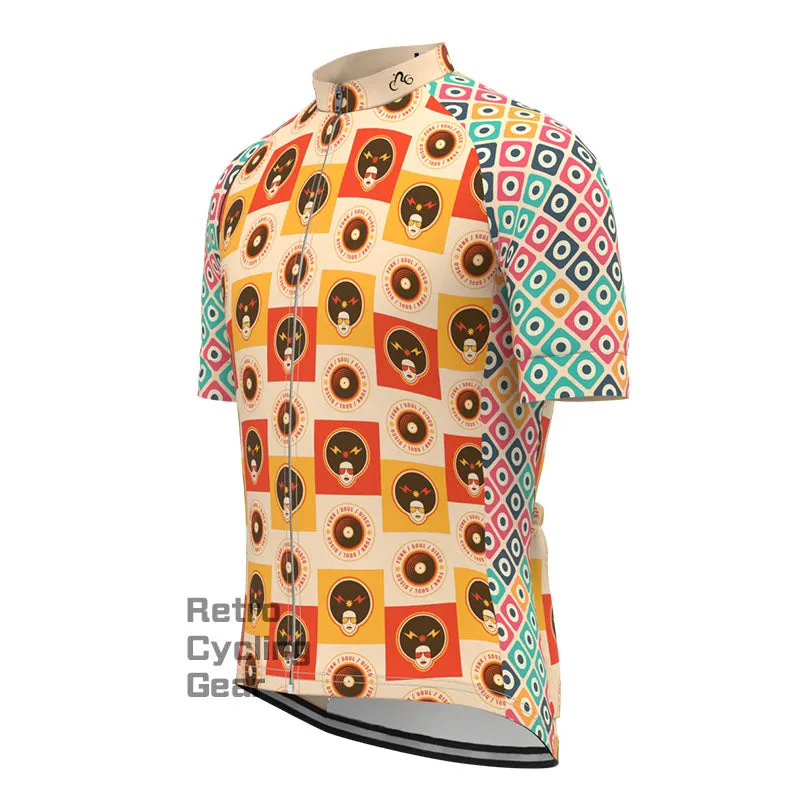 Retro Pop Style Short Sleeves Cycling Jersey