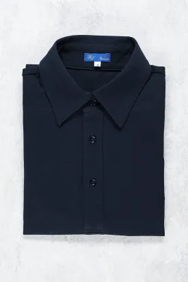 Ring Jacket Navy Short Sleeve Pique Cotton Polo Shirt, Model RCP-15