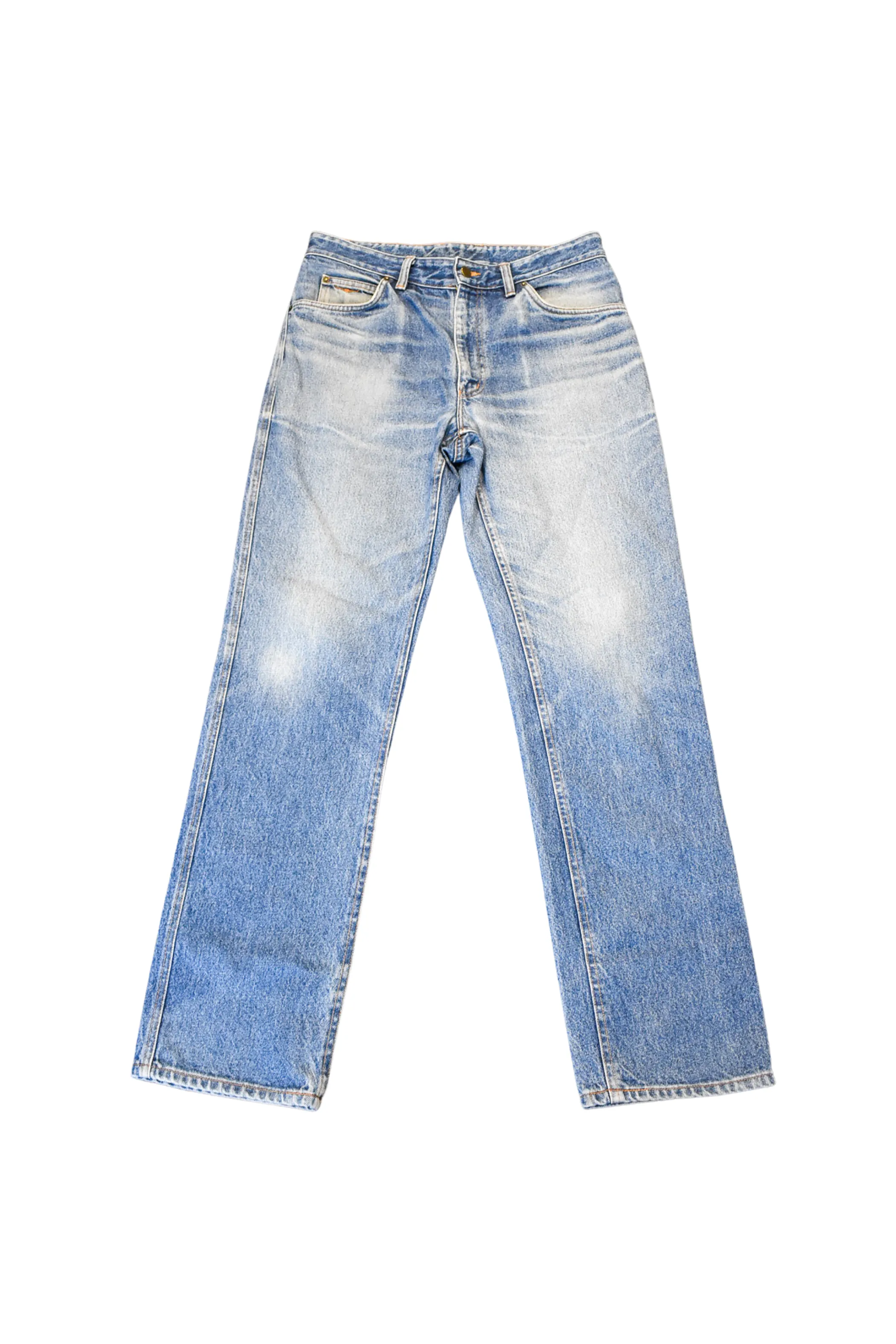 R.M. Williams straight cut light was denim jeans, 33R
