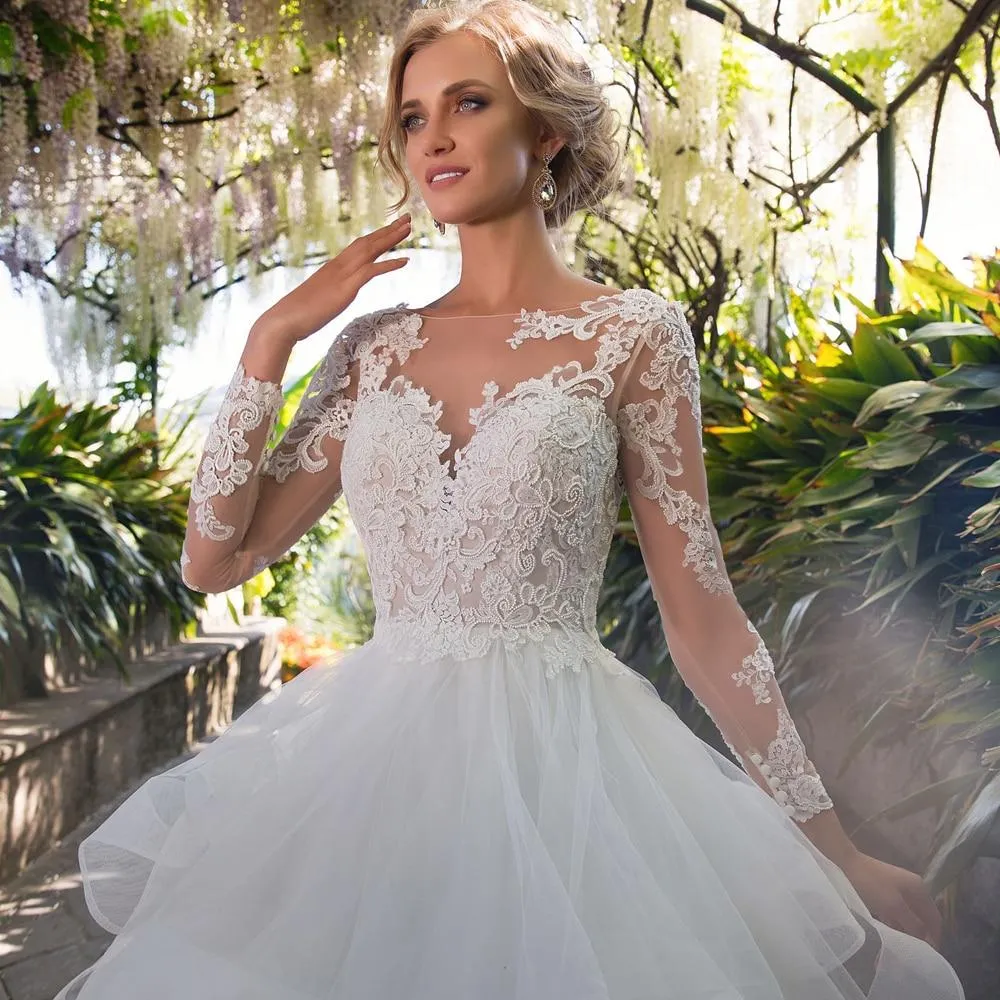 Royal Plunge Wedding Gown
