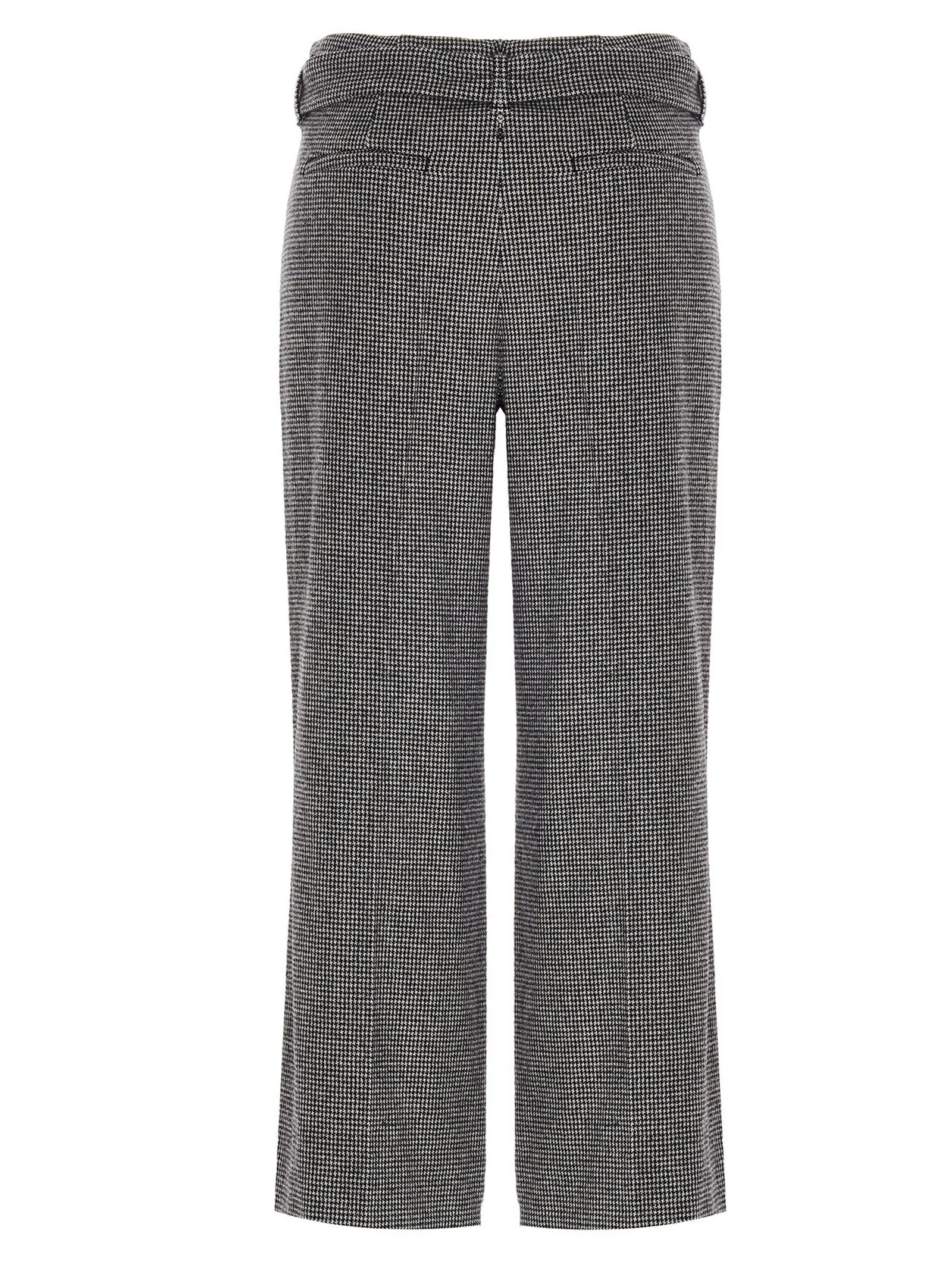 'S Max Mara Houndstooth Belted Trousers