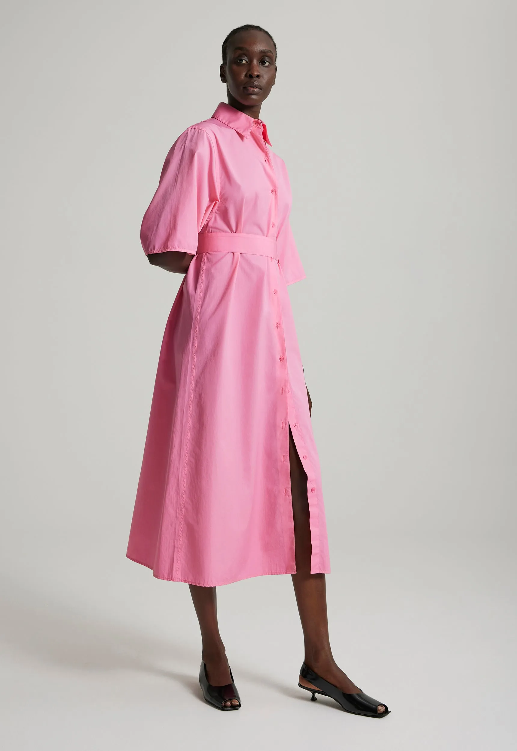 Sand Cotton Dress - Pop