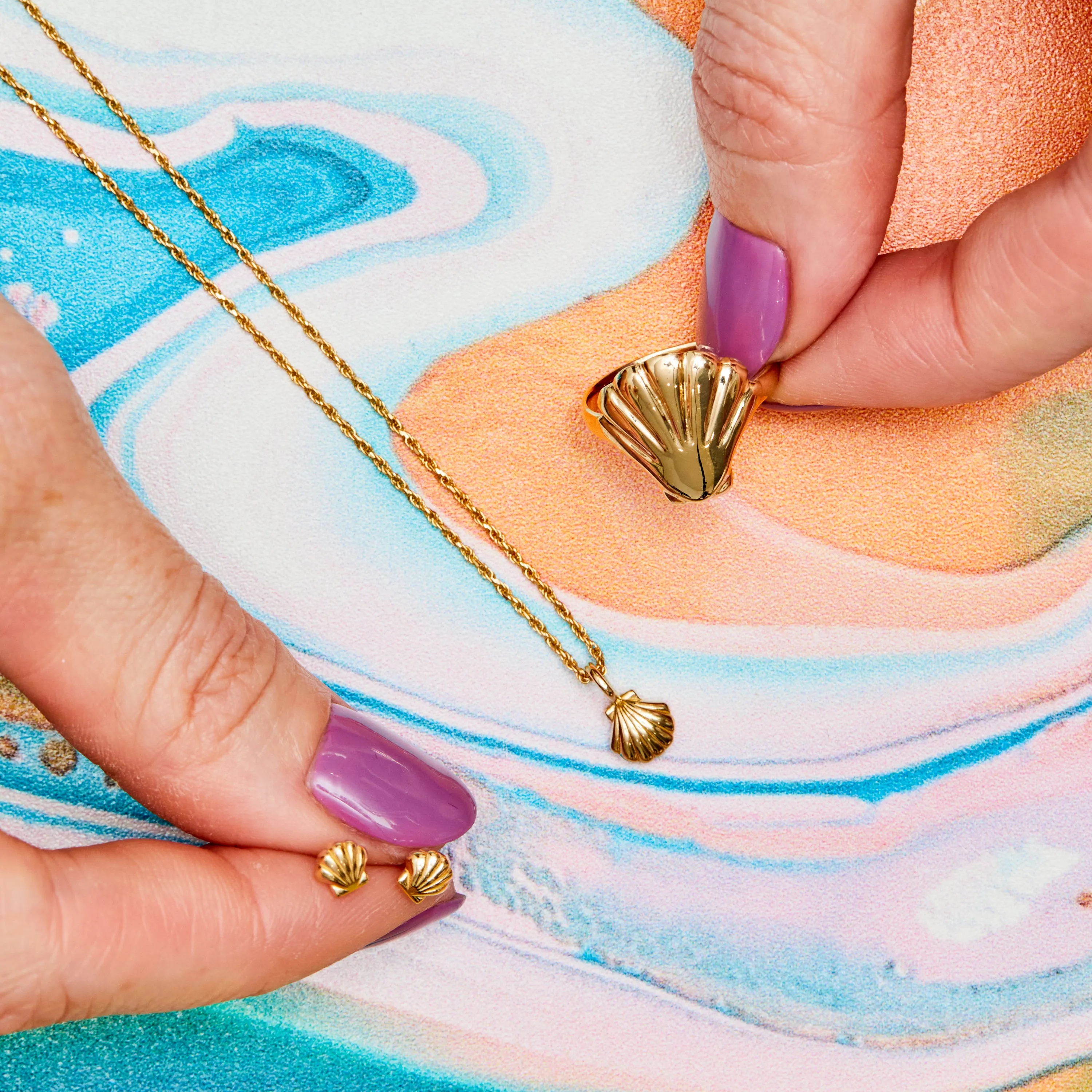 Scallop Shell Ring