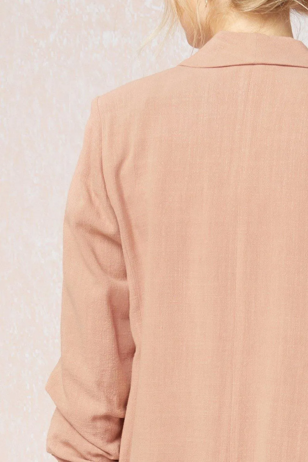 Shirred Blazer Jacket