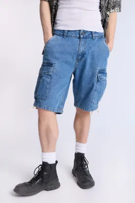 Short cargo en denim coupe ample Arsenic homme