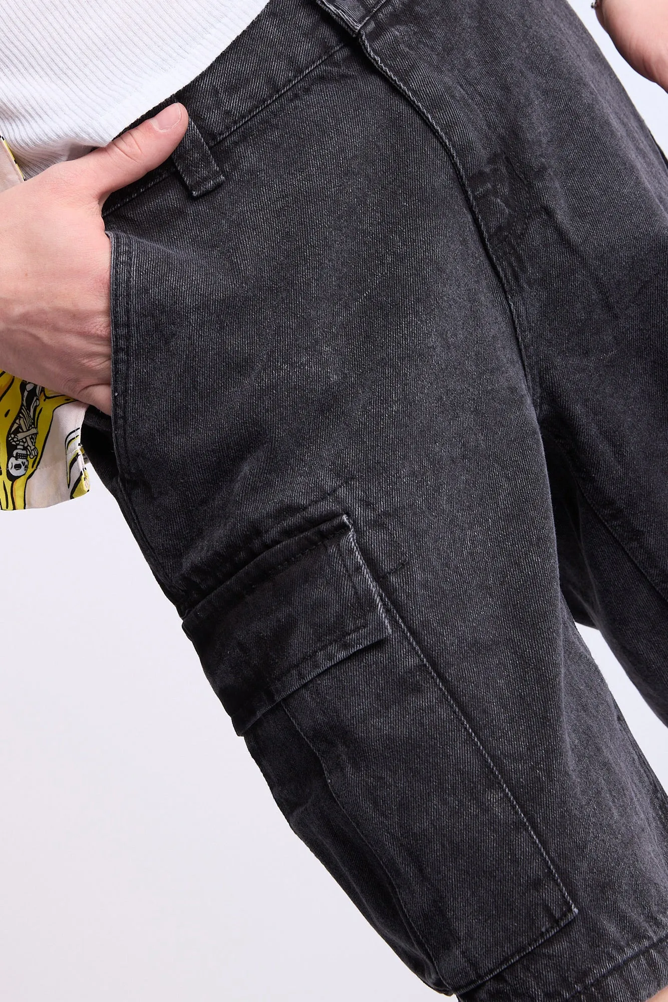 Short cargo en denim coupe ample Arsenic homme