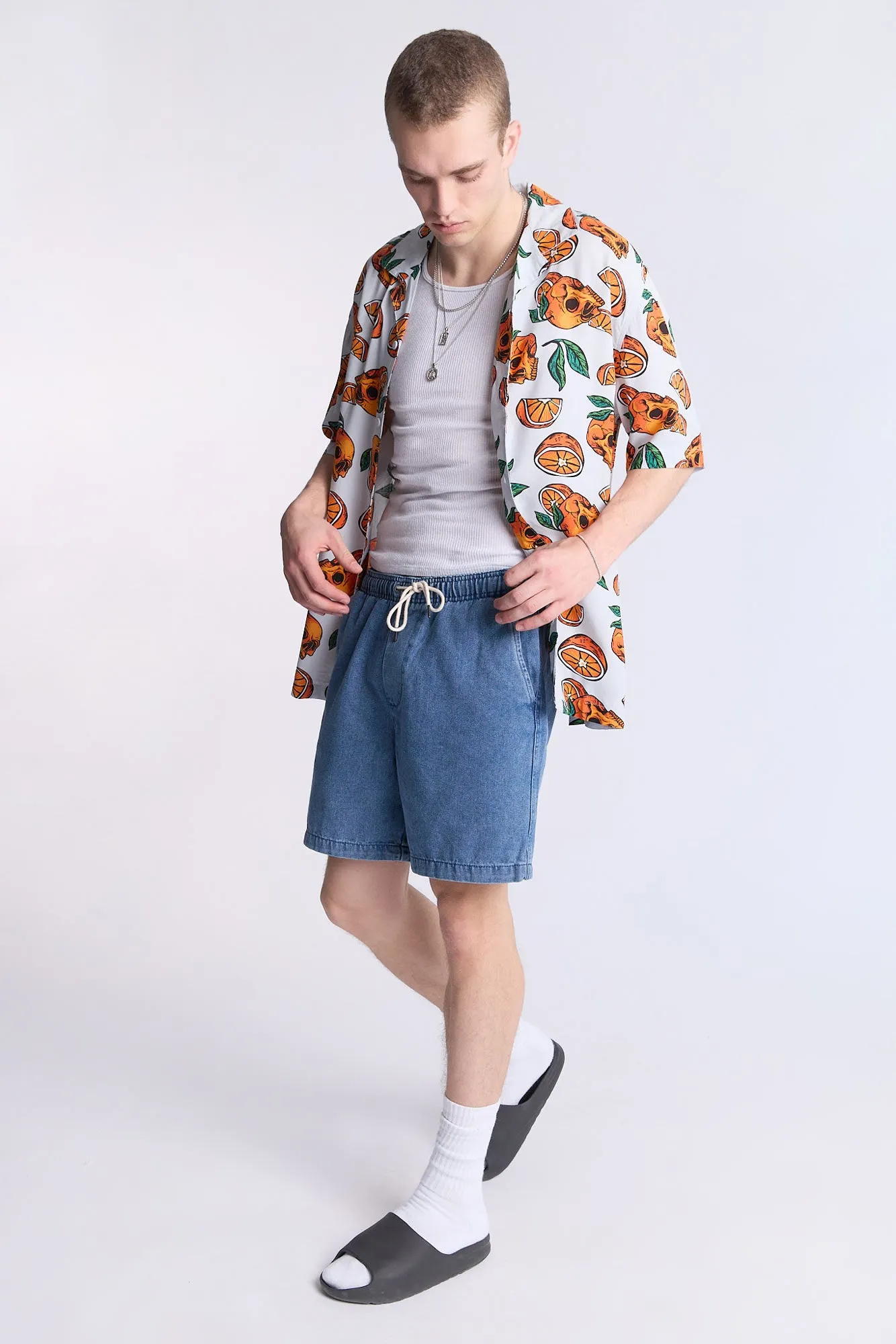 Short en denim Arsenic homme