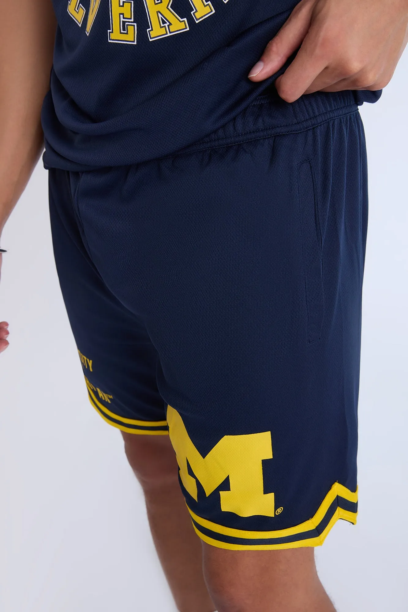 Short en maille Michigan Wolverines homme