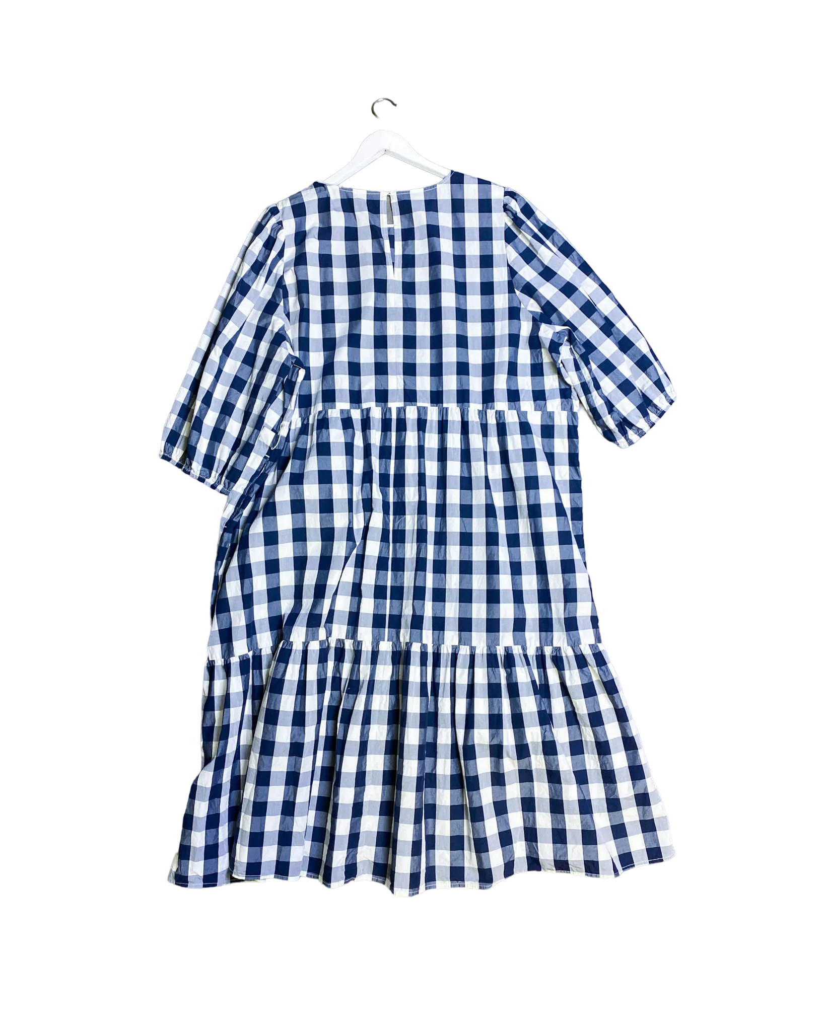 Size 22 - Commonry Navy Check Midi Dress