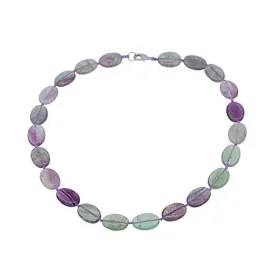 Stylish and Simplistic Oval Shape Natural Gemstone Beaded Necklace for Women