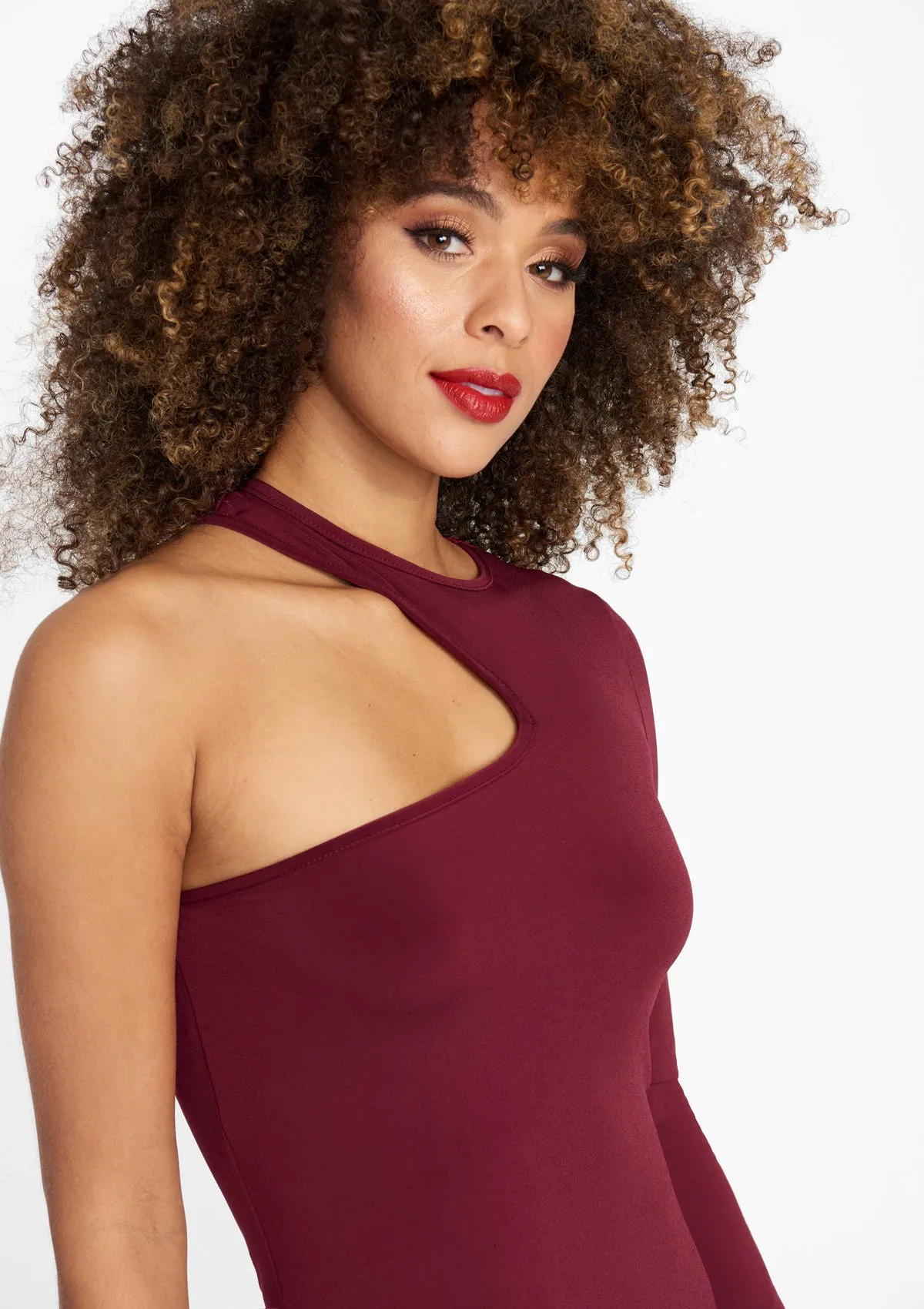 Tall Brooke One Shoulder Midi Dress